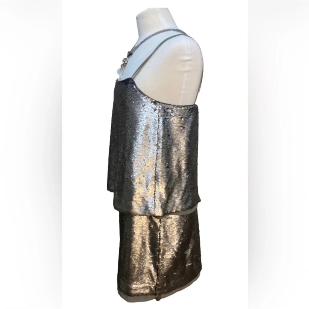 Banana Republic Strappy Sequin Dress size 8 - Picture 3 of 5